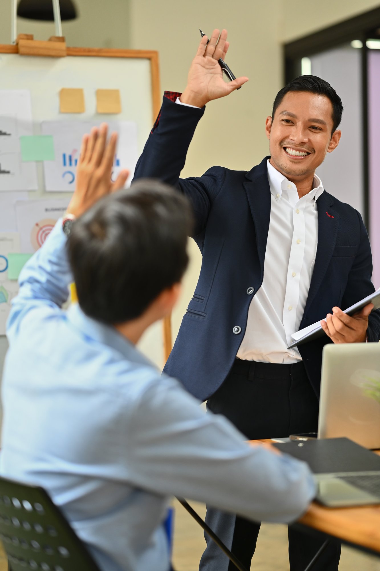 Personne heureuse de sa formation prise de parole en public